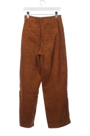 Pantaloni de velvet de femei, Mărime XS, Culoare Maro, Preț 73,98 Lei