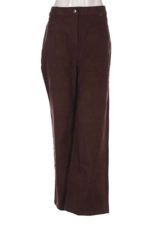 Γυναικείο κοτλέ παντελόνι Even&Odd, Μέγεθος L, Χρώμα Καφέ, Τιμή 11,14 €