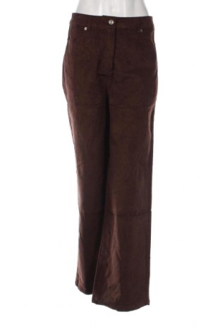 Pantaloni de velvet de femei Even&Odd, Mărime M, Culoare Maro, Preț 15,13 Lei