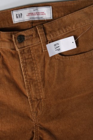 Γυναικείο κοτλέ παντελόνι Gap, Μέγεθος S, Χρώμα Καφέ, Τιμή 27,68 €