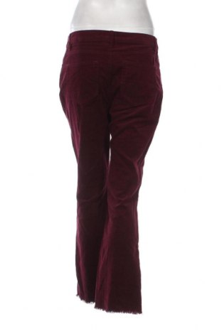 Pantaloni de velvet de femei Oviesse, Mărime M, Culoare Roșu, Preț 39,34 Lei