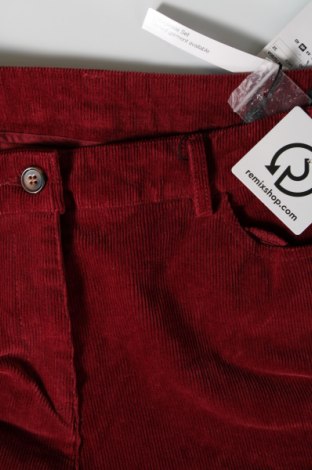 Pantaloni de velvet de femei Oviesse, Mărime L, Culoare Roșu, Preț 68,09 Lei