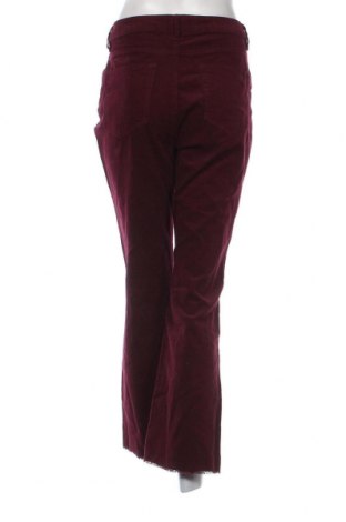 Pantaloni de velvet de femei Oviesse, Mărime L, Culoare Roșu, Preț 40,86 Lei