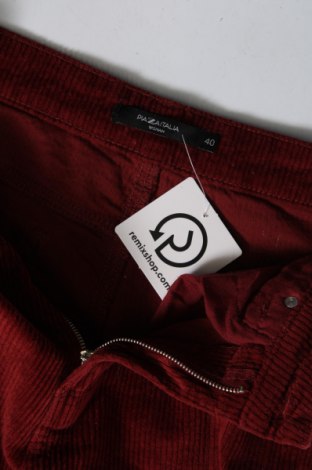 Pantaloni de velvet de femei Piazza Italia, Mărime M, Culoare Roșu, Preț 13,32 Lei