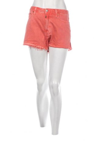Дамски къс панталон Abercrombie & Fitch, Размер S, Цвят Червен, Цена 13,44 лв.