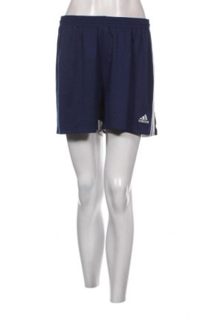 Γυναικείο κοντό παντελόνι Adidas, Μέγεθος L, Χρώμα Μπλέ, Τιμή 8,91 €