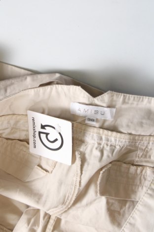 Дамски къс панталон Amisu, Размер XL, Цвят Екрю, Цена 7,98 лв.