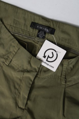 Дамски къс панталон Amisu, Размер S, Цвят Зелен, Цена 19,00 лв.