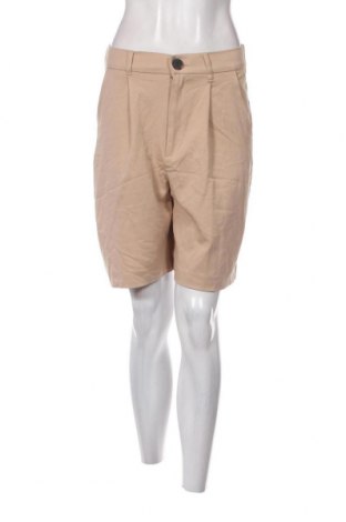 Дамски къс панталон Bershka, Размер M, Цвят Бежов, Цена 5,51 лв.