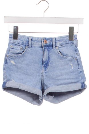 Pantaloni scurți de femei Bershka, Mărime XXS, Culoare Albastru, Preț 35,63 Lei