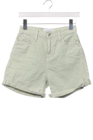 Pantaloni scurți de femei Calvin Klein Jeans, Mărime XS, Culoare Verde, Preț 99,49 Lei