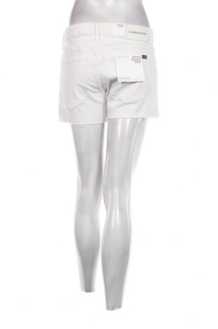 Pantaloni scurți de femei Calvin Klein Jeans, Mărime L, Culoare Alb, Preț 179,28 Lei