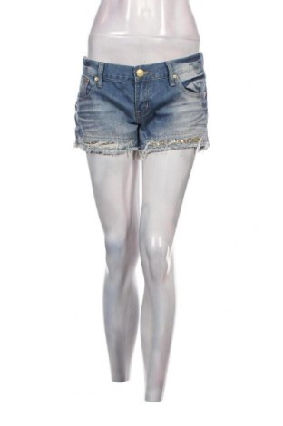 Pantaloni scurți de femei Fb Sister, Mărime M, Culoare Albastru, Preț 31,88 Lei