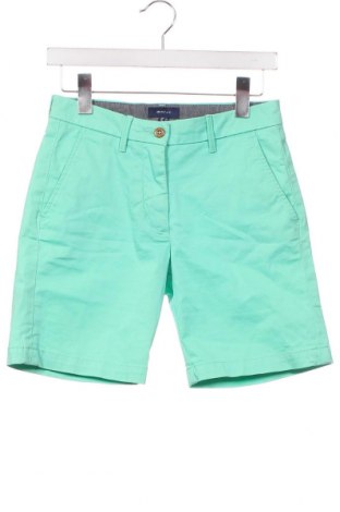 Дамски къс панталон Gant, Размер XS, Цвят Зелен, Цена 29,40 лв.
