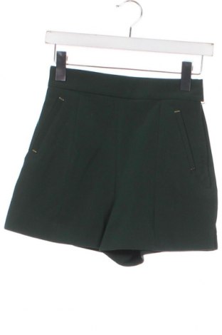 Дамски къс панталон H&M, Размер XS, Цвят Зелен, Цена 8,55 лв.