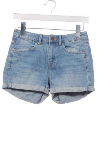 Дамски къс панталон H&M, Размер XXS, Цвят Син, Цена 19,00 лв.