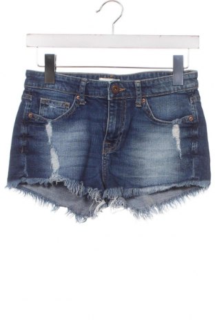 Pantaloni scurți de femei H&M, Mărime XS, Culoare Albastru, Preț 31,88 Lei