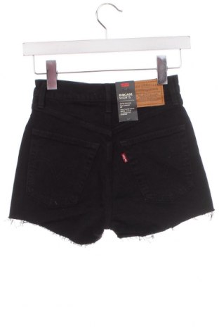 Дамски къс панталон Levi's, Размер XXS, Цвят Черен, Цена 42,75 лв.