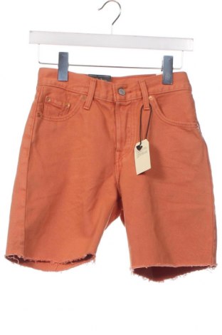 Дамски къс панталон Levi's, Размер XS, Цвят Оранжев, Цена 51,00 лв.
