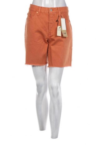 Дамски къс панталон Levi's, Размер L, Цвят Оранжев, Цена 63,65 лв.