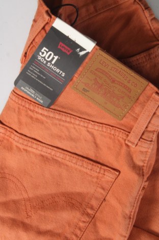 Дамски къс панталон Levi's, Размер XS, Цвят Оранжев, Цена 76,00 лв.