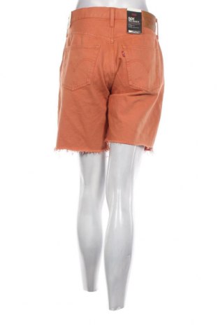 Дамски къс панталон Levi's, Размер L, Цвят Оранжев, Цена 52,25 лв.