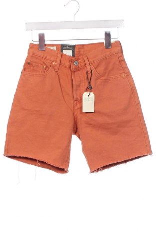 Γυναικείο κοντό παντελόνι Levi's, Μέγεθος XS, Χρώμα Πορτοκαλί, Τιμή 14,20 €