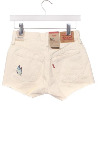 Дамски къс панталон Levi's, Размер XXS, Цвят Екрю, Цена 57,00 лв.