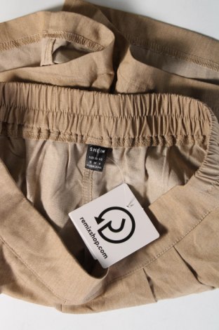 Pantaloni scurți de femei SHEIN, Mărime M, Culoare Bej, Preț 62,50 Lei