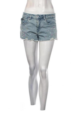 Γυναικείο κοντό παντελόνι Superdry, Μέγεθος M, Χρώμα Μπλέ, Τιμή 6,94 €