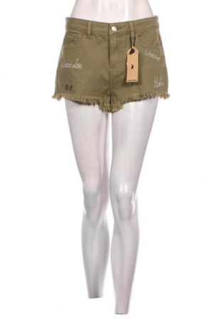 Γυναικείο κοντό παντελόνι Tally Weijl, Μέγεθος M, Χρώμα Πράσινο, Τιμή 8,47 €