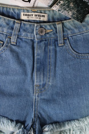 Дамски къс панталон Tally Weijl, Размер S, Цвят Син, Цена 8,99 лв.