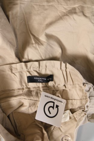Γυναικείο κοντό παντελόνι Yfl Reserved, Μέγεθος S, Χρώμα  Μπέζ, Τιμή 3,88 €
