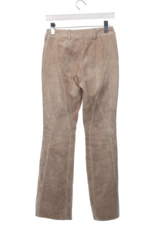 Γυναικείο παντελόνι δερμάτινο, Μέγεθος XXS, Χρώμα  Μπέζ, Τιμή 37,77 €
