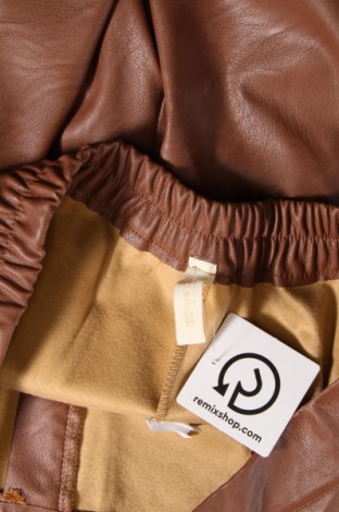Дамски кожен панталон Collection, Размер XL, Цвят Кафяв, Цена 29,01 лв.