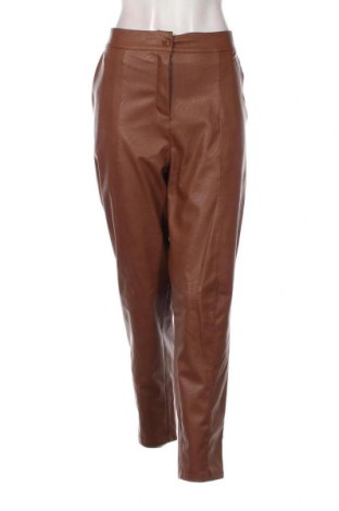 Дамски кожен панталон Collection, Размер XL, Цвят Кафяв, Цена 29,01 лв.