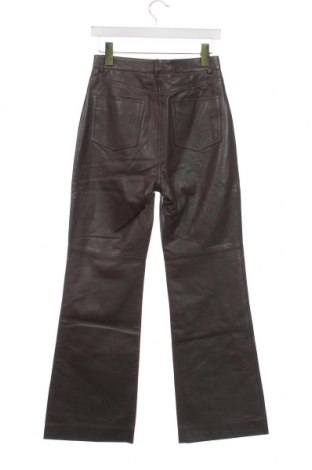 Γυναικείο παντελόνι δερμάτινο Edited, Μέγεθος XS, Χρώμα Γκρί, Τιμή 12,11 €