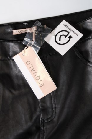 Γυναικείο παντελόνι δερμάτινο Esqualo, Μέγεθος M, Χρώμα Μαύρο, Τιμή 8,97 €