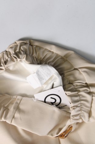 Dámske kožené nohavice  Made In Italy, Veľkosť S, Farba Kremová, Cena  2,89 €