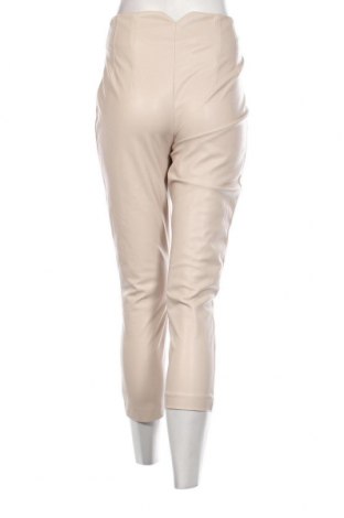 Γυναικείο παντελόνι δερμάτινο Robin, Μέγεθος S, Χρώμα  Μπέζ, Τιμή 15,35 €