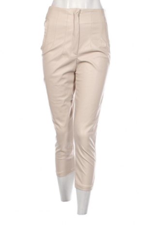 Γυναικείο παντελόνι δερμάτινο Robin, Μέγεθος S, Χρώμα  Μπέζ, Τιμή 7,67 €