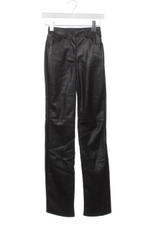 Дамски кожен панталон Tally Weijl, Размер XXS, Цвят Черен, Цена 20,70 лв.