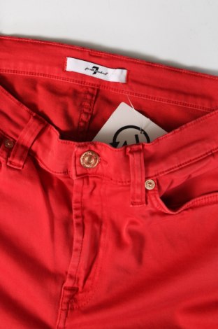 Дамски панталон 7 For All Mankind, Размер M, Цвят Червен, Цена 73,79 лв.