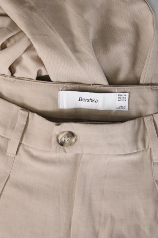 Dámské kalhoty  Bershka, Velikost XS, Barva Béžová, Cena  462,00 Kč