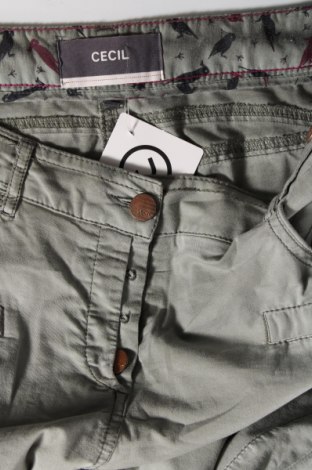 Дамски панталон Cecil, Размер M, Цвят Зелен, Цена 6,67 лв.