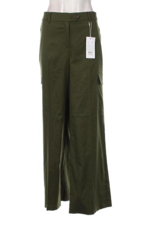 Дамски панталон Fransa, Размер XL, Цвят Зелен, Цена 18,27 лв.