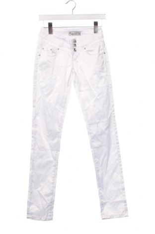 Γυναικείο παντελόνι Girl Vivi, Μέγεθος S, Χρώμα Λευκό, Τιμή 4,49 €