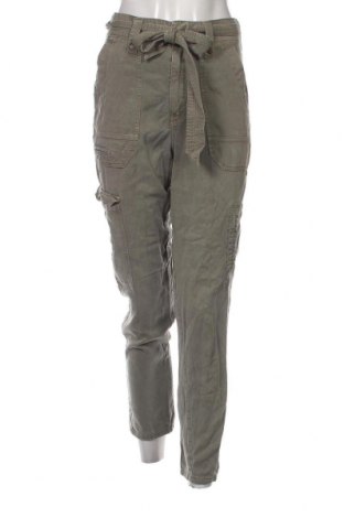 Дамски панталон H&M L.O.G.G., Размер S, Цвят Зелен, Цена 14,87 лв.
