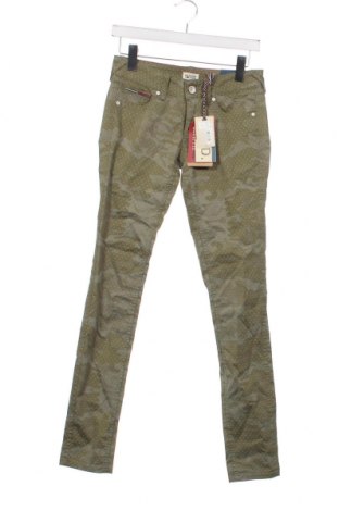 Дамски панталон Hilfiger Denim, Размер S, Цвят Зелен, Цена 28,65 лв.