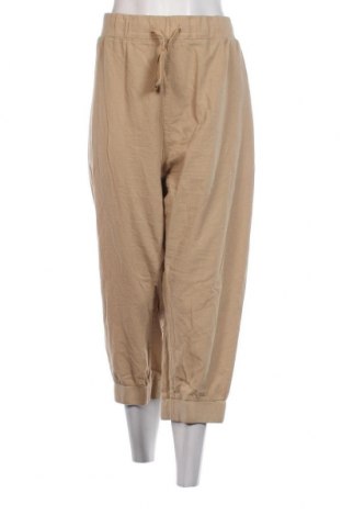 Γυναικείο παντελόνι Kaffe, Μέγεθος 3XL, Χρώμα  Μπέζ, Τιμή 14,80 €